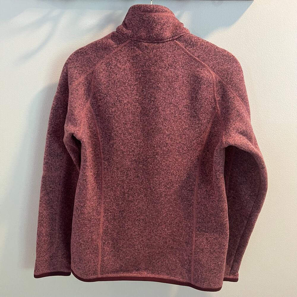 Patagonia Kipi Pink Better Sweater 1/4-Zip Fleece Pullover Size S - Picture 5 of 7